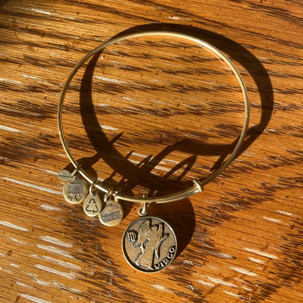Alex and ani Virgo gold bangle